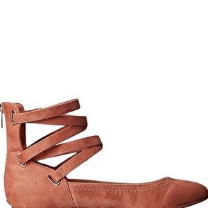 ALDO Zaitz Ghillie Strap Ballerinas sz. (9) Color Nude